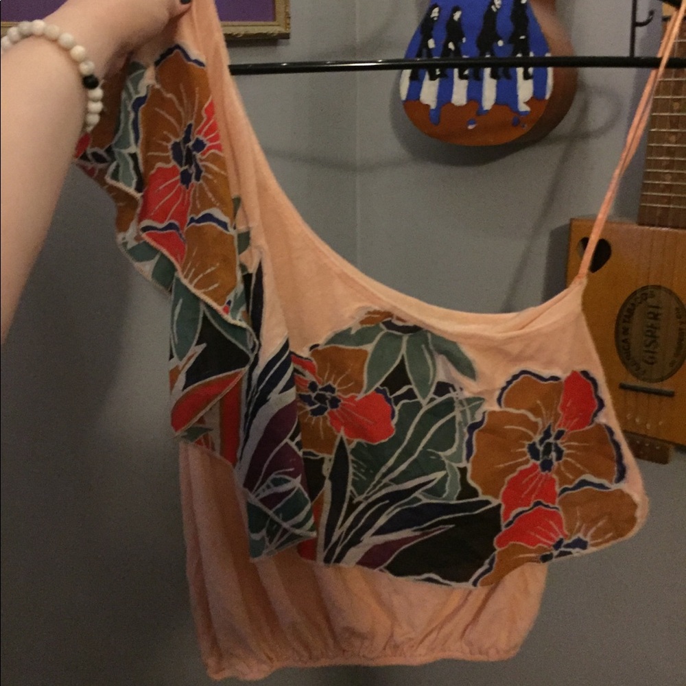 One shoulder blouse
